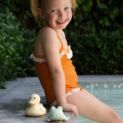 Bath Toys-Hevea Squeeze 'N' Splash Bath Toy (Rubberduck) Sand