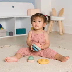 Stack + Nest Toys-Baby To Love Stack & Learn Rings