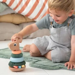 Wooden Toys|Stack + Nest Toys-Done By Deer Stacking Tower Raffi