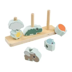 Wooden Toys|Stack + Nest Toys-Done By Deer Stacking Toy