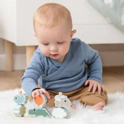 Wooden Toys|Stack + Nest Toys-Done By Deer Stacking Toy