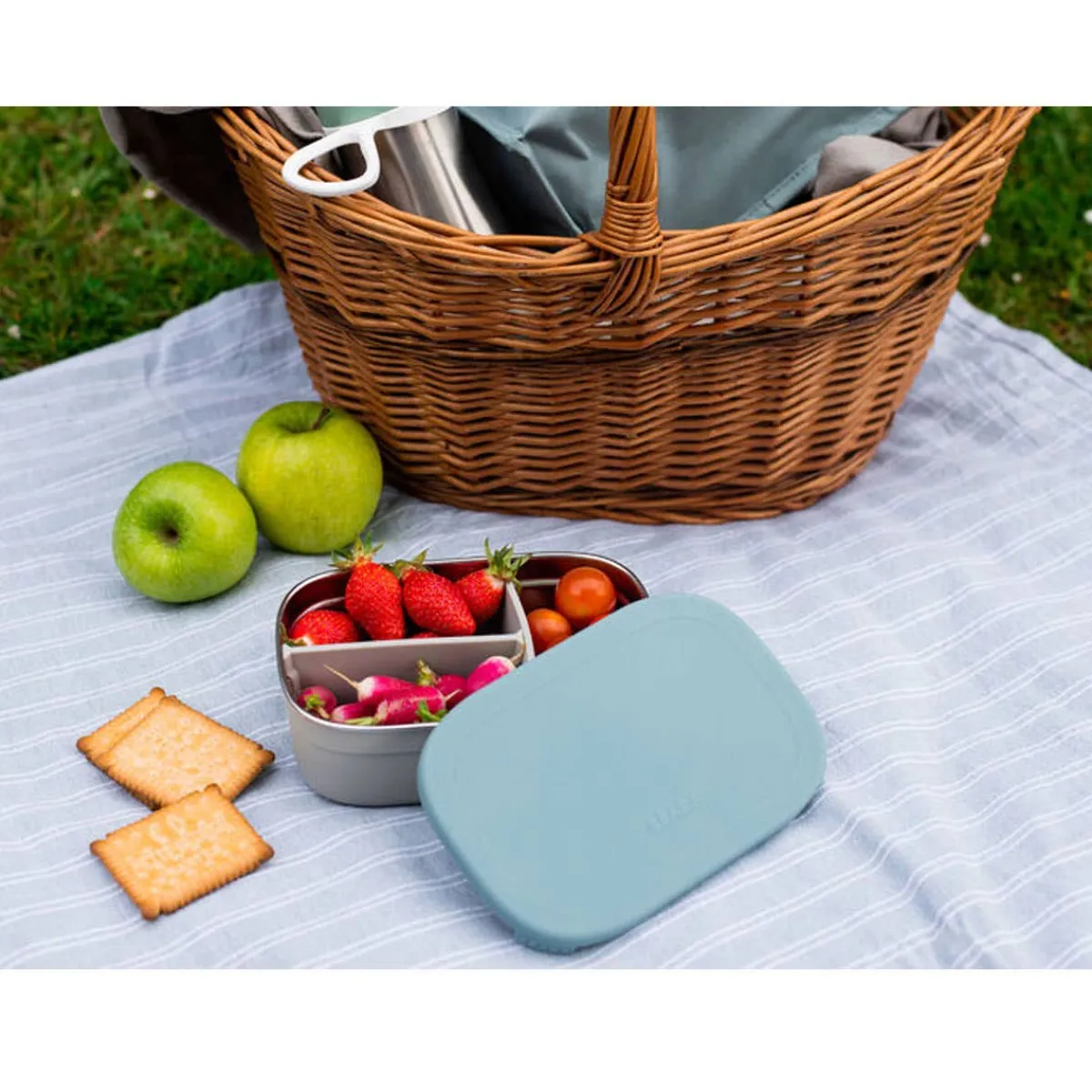 Kids Lunch Bags & Boxes|Kids Bento Boxes-Beaba Stainless Lunch Box