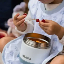 Kids Lunch Bags & Boxes|Baby Food Prep + Storage-Beaba Stainless Steel Jar (16 oz)