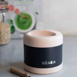 Kids Lunch Bags & Boxes|Baby Food Prep + Storage-Beaba Stainless Steel Jar (16 oz)