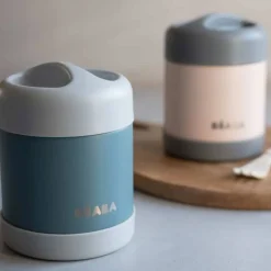 Kids Lunch Bags & Boxes|Baby Food Prep + Storage-Beaba Stainless Steel Jar (10 oz)
