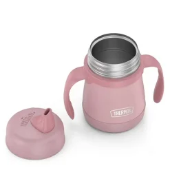 Kids Drinkware|Sippy Cups + Straw Cups-Thermos Stainless Steel Sippy Cup with Handles