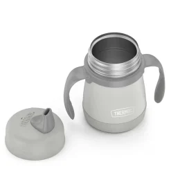 Kids Drinkware|Sippy Cups + Straw Cups-Thermos Stainless Steel Sippy Cup with Handles