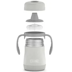 Kids Drinkware|Sippy Cups + Straw Cups-Thermos Stainless Steel Sippy Cup with Handles