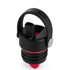 Kids Water Bottles-Hydro Flask Standard Flex Straw Cap Black
