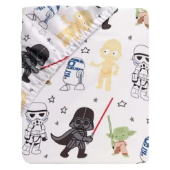 Crib Fitted Sheets-Lambs & Ivy Star Wars Classic Crib Sheet