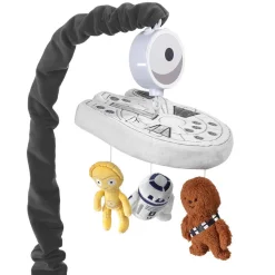Mobiles-Lambs & Ivy Star Wars Millennium Falcon Musical Mobile