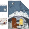 Crib Bedding Sets-Lambs & Ivy Star Wars Millennium Falcon 3 Piece Crib Set