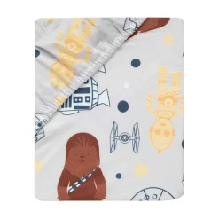 Crib Fitted Sheets-Lambs & Ivy Star Wars Millennium Falcon Crib Sheet