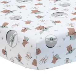 Crib Bedding Sets-Lambs & Ivy Star Wars the Child 3 Piece Crib Set