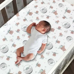 Crib Bedding Sets-Lambs & Ivy Star Wars the Child 3 Piece Crib Set