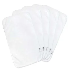 Bibs + Burps-Green Sprouts Stay-Dry Burp Pads (5 Pack)