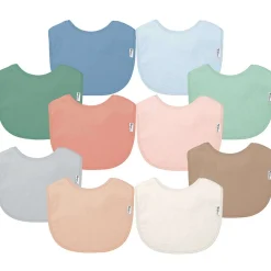 Bibs + Burps-Green Sprouts Stay-Dry Everyday Bibs (10 Pack)