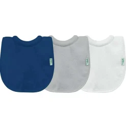 Bibs + Burps-Green Sprouts Stay-Dry Milk-Catcher Bibs (3 Pack)