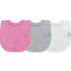 Bibs + Burps-Green Sprouts Stay-Dry Milk-Catcher Bibs (3 Pack)