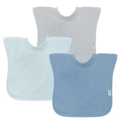 Bibs + Burps-Green Sprouts Stay-Dry Pull-Over Bibs (3 Pack)
