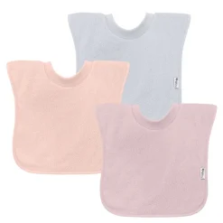 Bibs + Burps-Green Sprouts Stay-Dry Pull-Over Bibs (3 Pack)