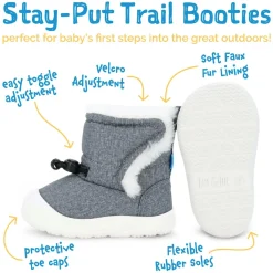 Winter Boots-Jan & Jul Stay-Put Trail Booties