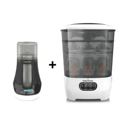 Bottle Warmers|Bottle Sterilizers-Baby Brezza Sterilizer Dryer Advanced +Bottle + Breastmilk Warmer