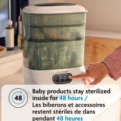 Bottle Warmers|Bottle Sterilizers-Baby Brezza Sterilizer Dryer Advanced +Bottle + Breastmilk Warmer