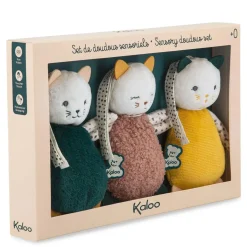 Grasping Toys|Stroller Toys-Kaloo Stimuli: Sensory Doudous Set