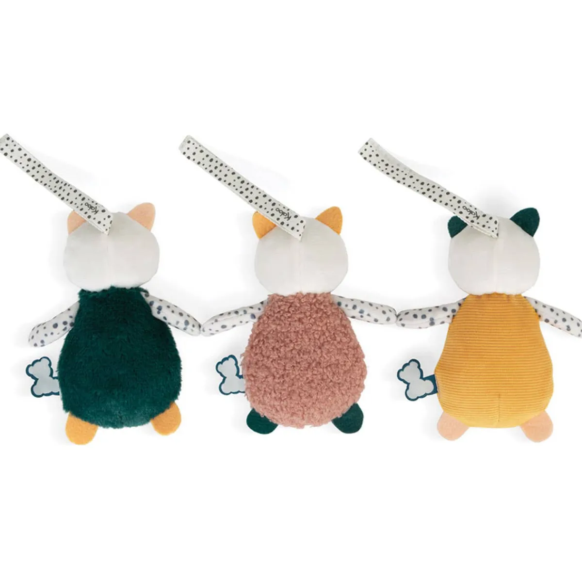 Grasping Toys|Stroller Toys-Kaloo Stimuli: Sensory Doudous Set