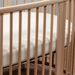 Crib Mattresses-Naturepedic Stokke Sleepi Breathable Oval Mattress (V3)