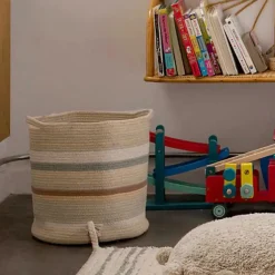Storage-Lorena Canals Storage Basket Triplet Vanilla