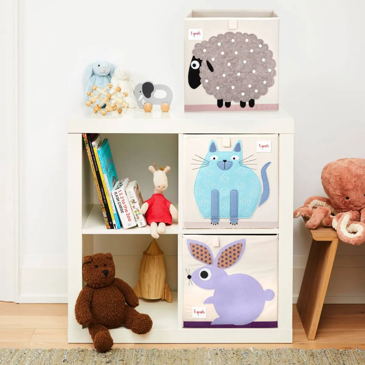 Storage|Toy Boxes-3 Sprouts Storage Box