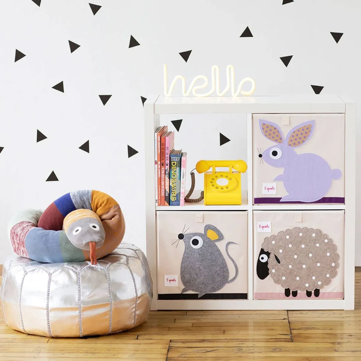Storage|Toy Boxes-3 Sprouts Storage Box