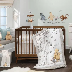 Crib Bedding Sets-Lambs & Ivy Storytime Pooh 3 Piece Crib Set