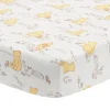 Crib Fitted Sheets-Lambs & Ivy Storytime Pooh Crib Sheet