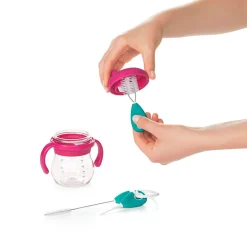 Bottle Brushes + Drying Racks-Oxo Tot Straw & Sippy Cup Cleaning Set