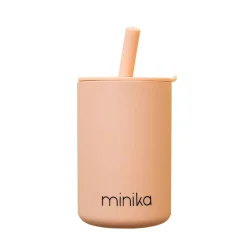 Kids Drinkware|Sippy Cups + Straw Cups-Minika Straw Cup with Lid