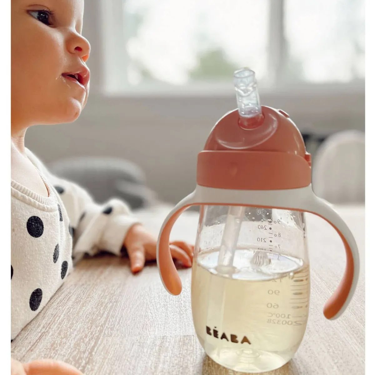 Kids Drinkware|Sippy Cups + Straw Cups-Beaba Straw Sippy Cup