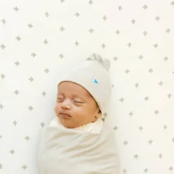 Crib Fitted Sheets-Little Unicorn Stretch Knit Crib Sheet