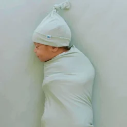 Layette Sets|Blankets-Little Unicorn Stretch Knit Hat & Swaddle Set