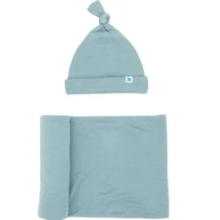 Layette Sets|Blankets-Little Unicorn Stretch Knit Hat & Swaddle Set