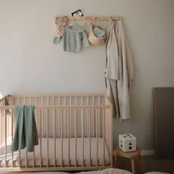 Crib Fitted Sheets-Mushie Stretchy Crib Sheet