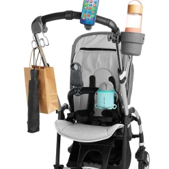 Stroller Accessories-Skip Hop Stroll & Connect Bladeless Stroller Fan