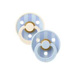 Pacifiers + Clips-Bibs Studio Colour Block Pacifier (2 Pack)