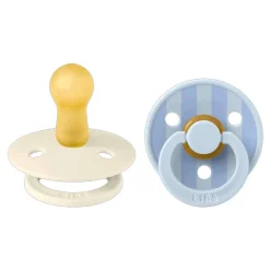 Pacifiers + Clips-Bibs Studio Colour Block Pacifier (2 Pack)