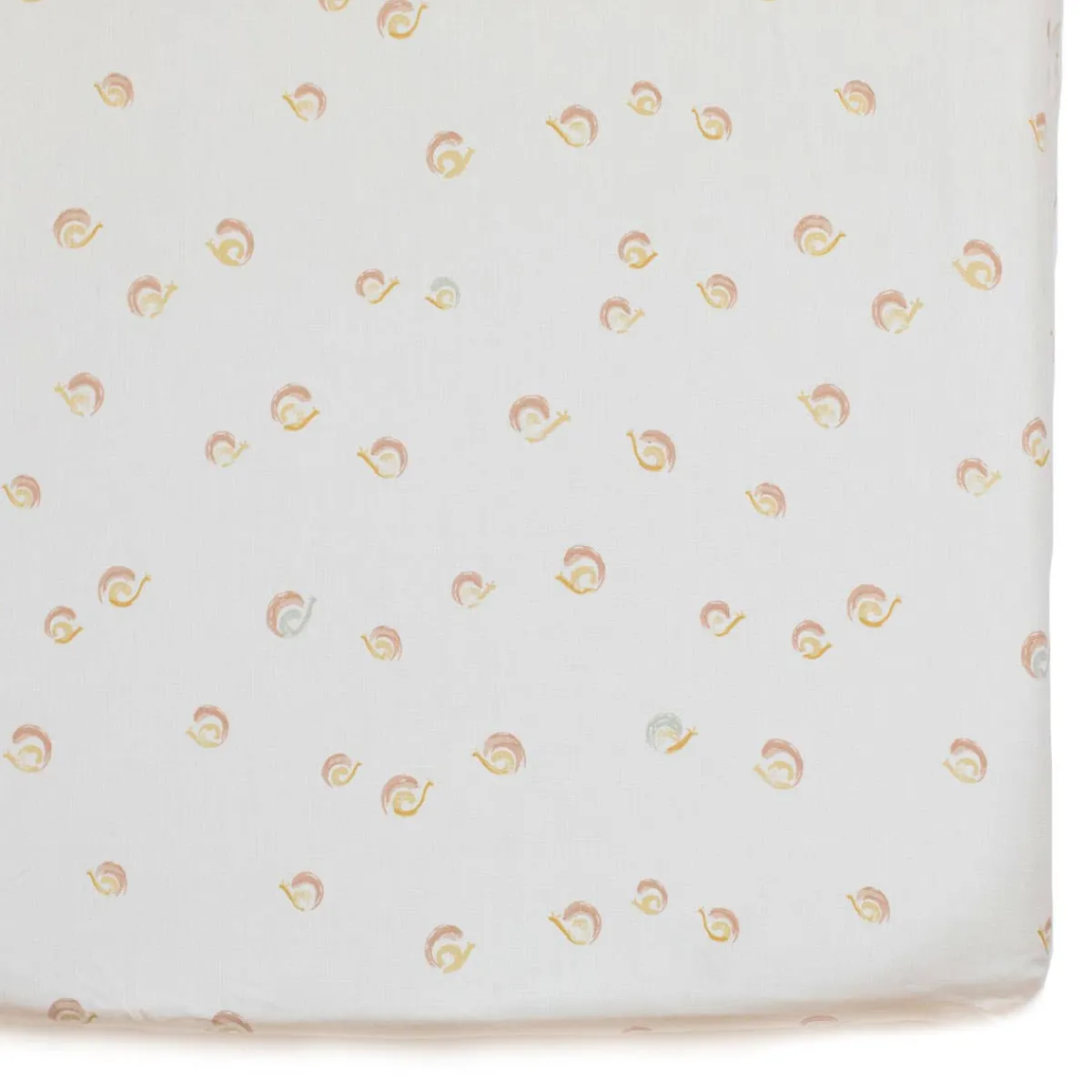 Crib Fitted Sheets-Pehr Summer Bugs Crib Sheet