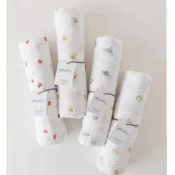 Blankets|Sleep Sacks + Wraps-Pehr Summer Bugs Swaddle