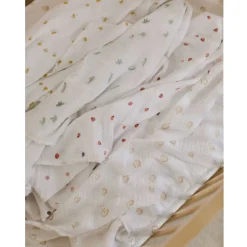 Blankets|Sleep Sacks + Wraps-Pehr Summer Bugs Swaddle