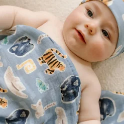 Blankets|Sleep Sacks + Wraps-LouLou Lollipop Swaddle Blanket